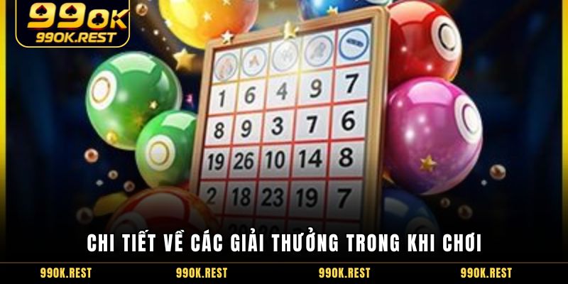 Chi tiết về các giải thưởng trong khi chơi